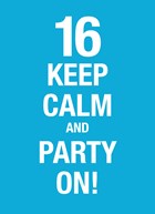 16 keep calm and party n